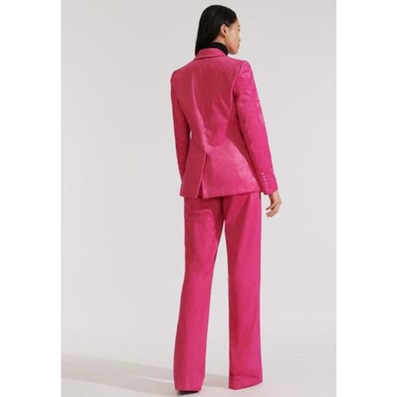 Veronica Beard Gaya Blazer Corduroy Miller‎ Hot Pink Size 2 Dickey Jacket - Picture 3 of 14